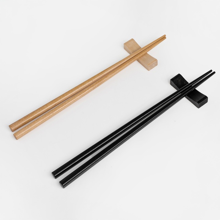 Betisoare Chopsticks Delux cu Suporturi - 2 Seturi