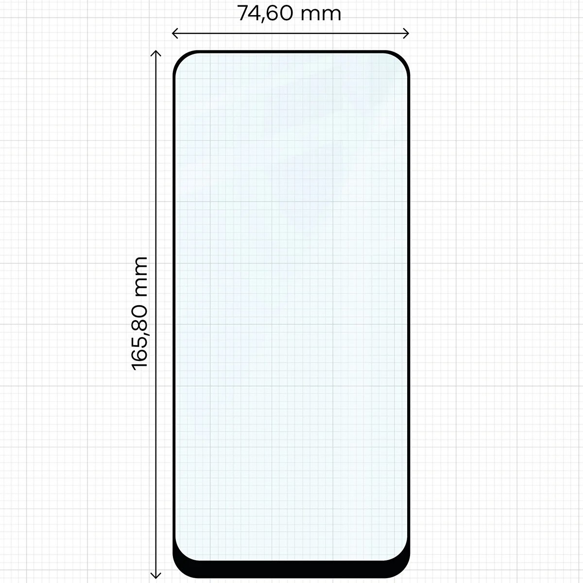 Set 2 Sticla de protectie cu rama Bizon Glass Edge Duo do Xiaomi Redmi A7 Pro 4G