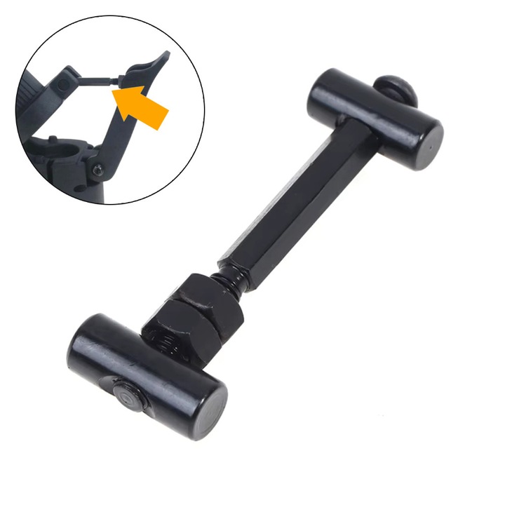 Surub sistem pliere pentru trotineta electrica Ninebot MAX G2, G65, 65 mm, Negru
