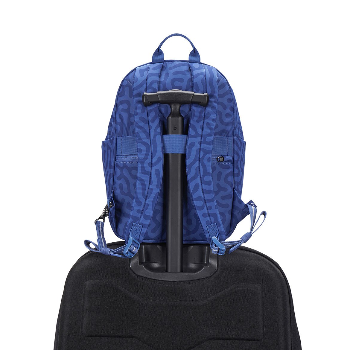 Rucsac urban antifurt Pacsafe GO 15L, protectie RFID, compartiment laptop 13”, albastru
