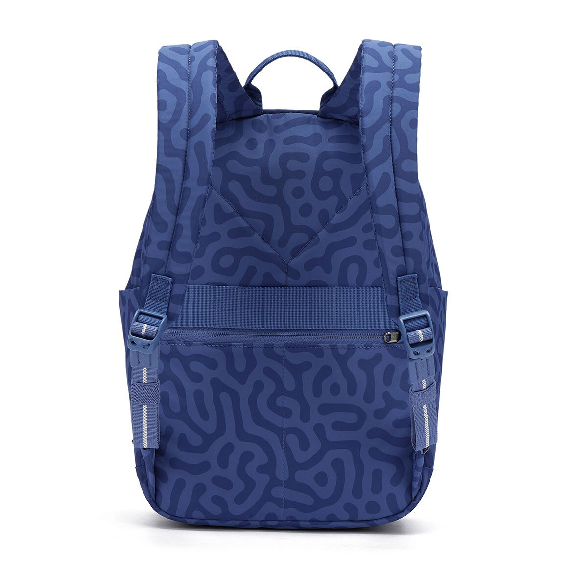 Rucsac urban antifurt Pacsafe GO 15L, protectie RFID, compartiment laptop 13”, albastru