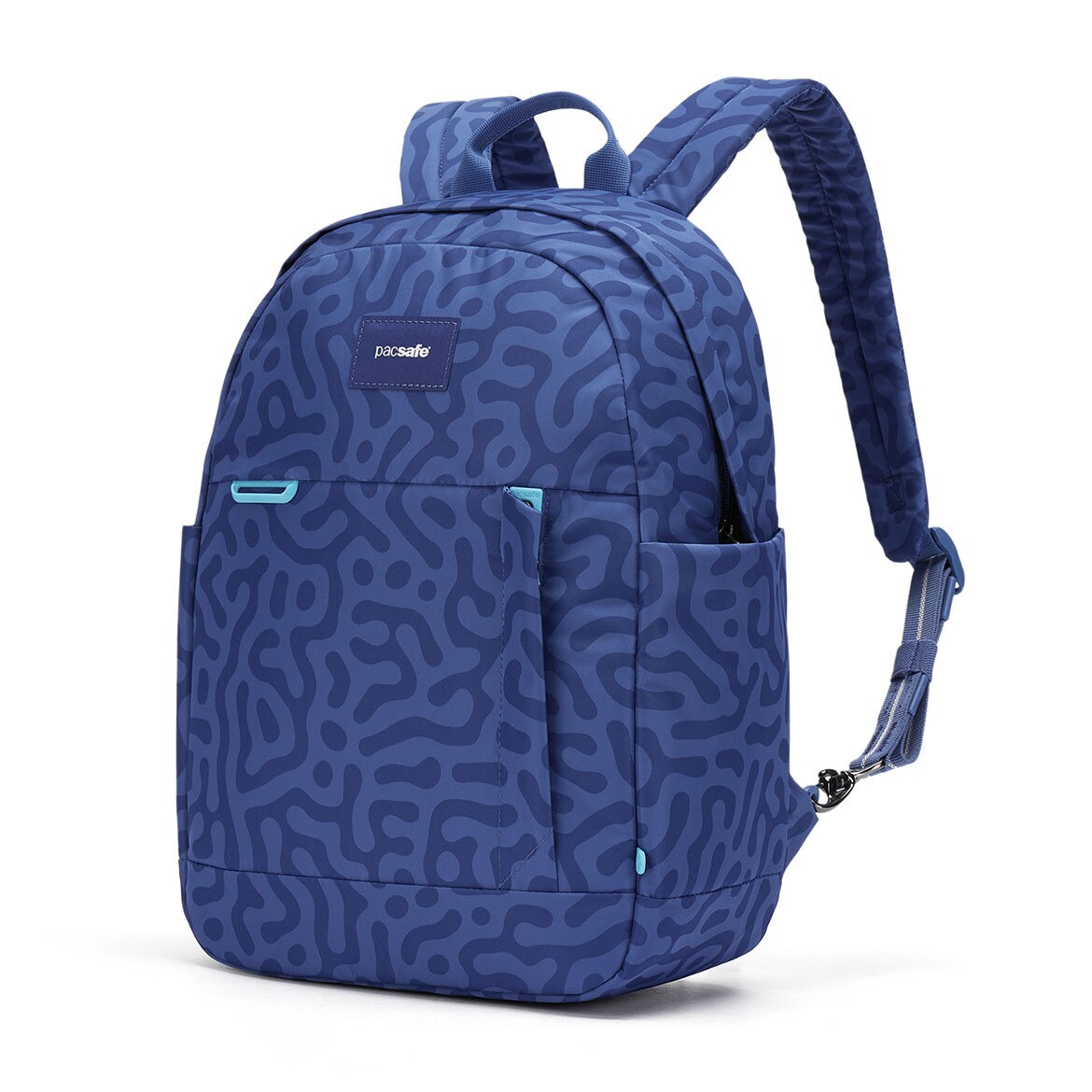 Rucsac urban antifurt Pacsafe GO 15L, protectie RFID, compartiment laptop 13”, albastru
