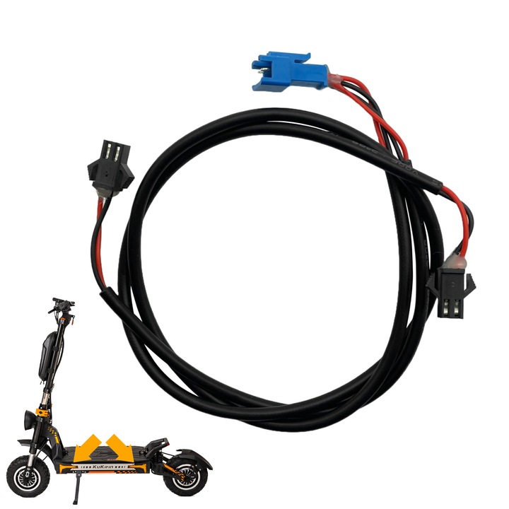 Cablu controler lumini pentru trotineta electrica KuKirin G4 MAX, partea stanga a puntii, 60 cm, Negru