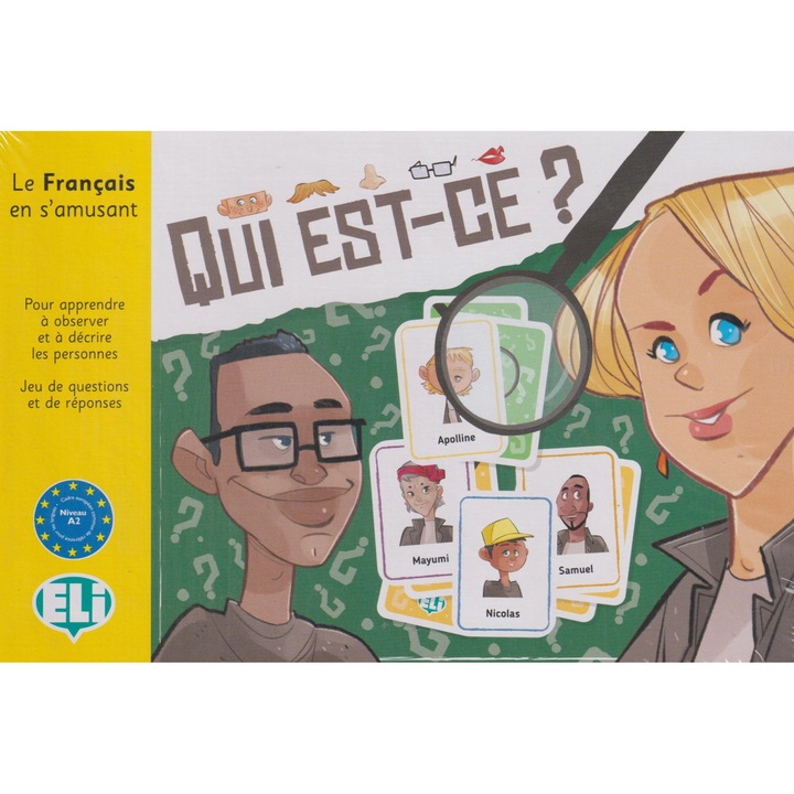 Qui est-ce? - Le Francais en s'amusant (Társasjáték)