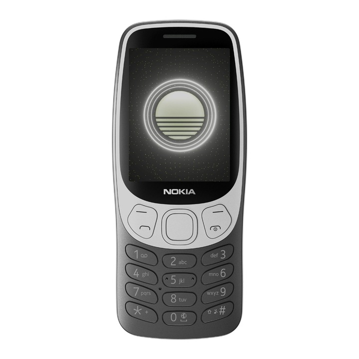 Telefon mobil Nokia 3210 DS 4G, Dual SIM, Negru