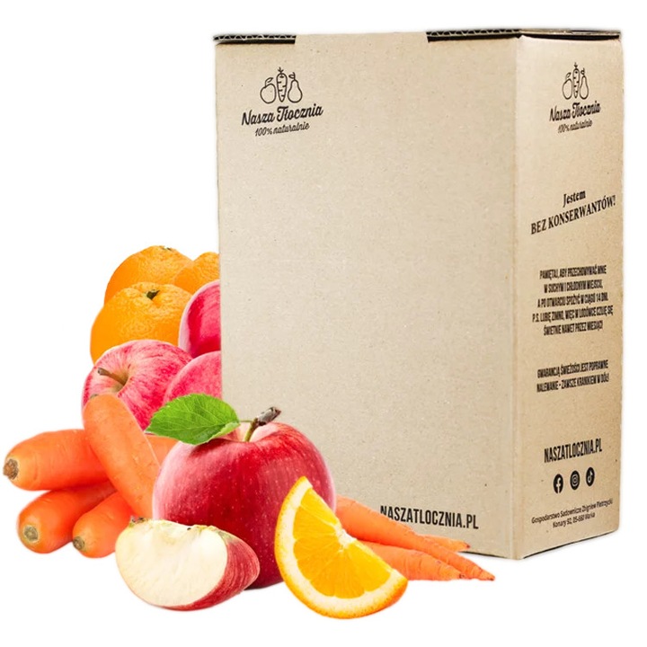 Suc Mar-Morcov-Portocala 5L, Nasza Tlocznia