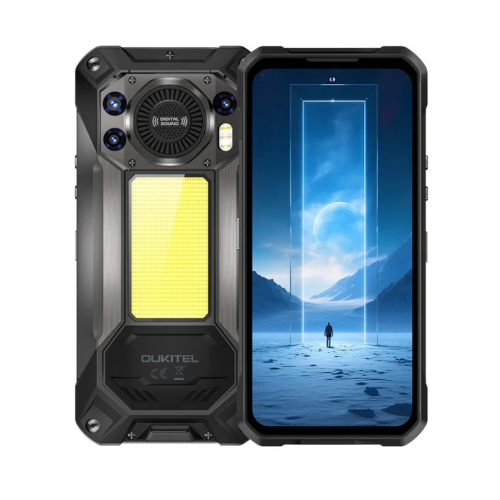 Telefon Oukitel WP32, 128GB, 4GB, 6300mAh, 4G, Negru