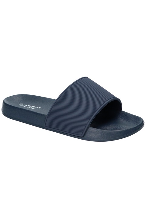 Papuci barbatesti American Club NH211, slip-on, foarte usori, cu talpa din spuma antiderapanta, Bleumarin