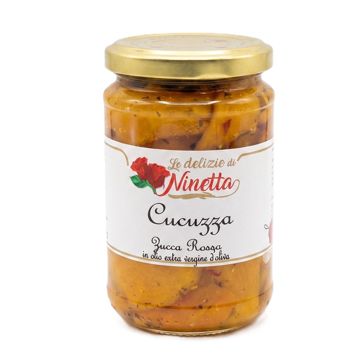Dovleac rosu in ulei de masline extravirgin, 290 g