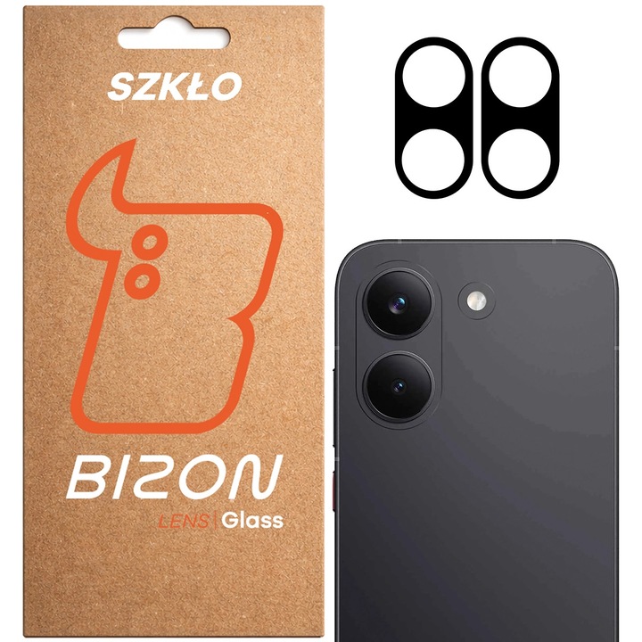 Sticla camera foto Bizon Glass Lens pentru Xiaomi POCO X8 Pro, 2 bucati