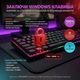 Геймърска клавиатура NETSTAT, 60% Layout 61 клавиша, Механична клавиатура, Red Switch, 125 Hz, Кабелна клавиатура, RGB Per-Key 17 ефекта, Anti-Ghost 22 клавиша, 50M натискания, Офис клавиатура, USB кабел 1.5м, Компактна, Черна