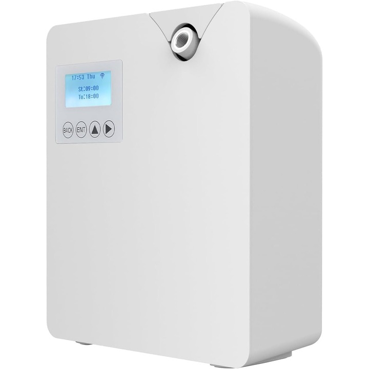 Difuzor aromaterapie fara apa 300ml, Bluetooth Wi-Fi, alb, capacitate mare