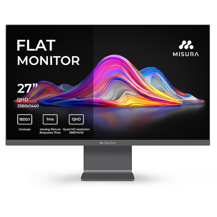Monitor 27 inch Dell S2721DS 2560 x 1440 pixeli, 75 Hz