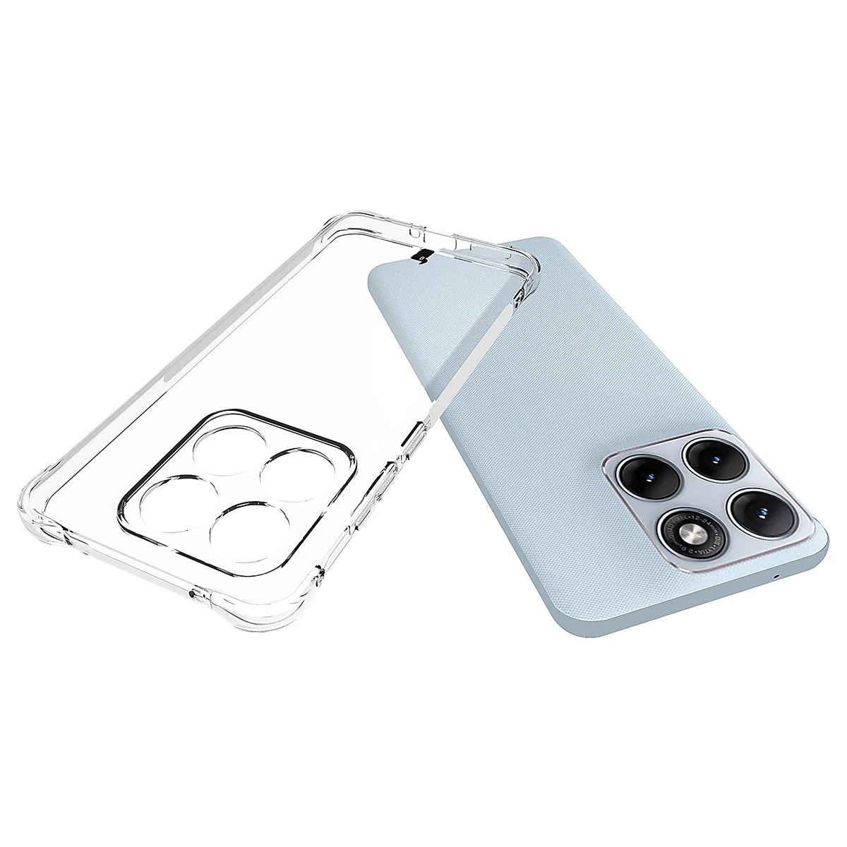 Husa Bizon Case Salpa pentru Motorola Edge 70 Fusion, Transparent