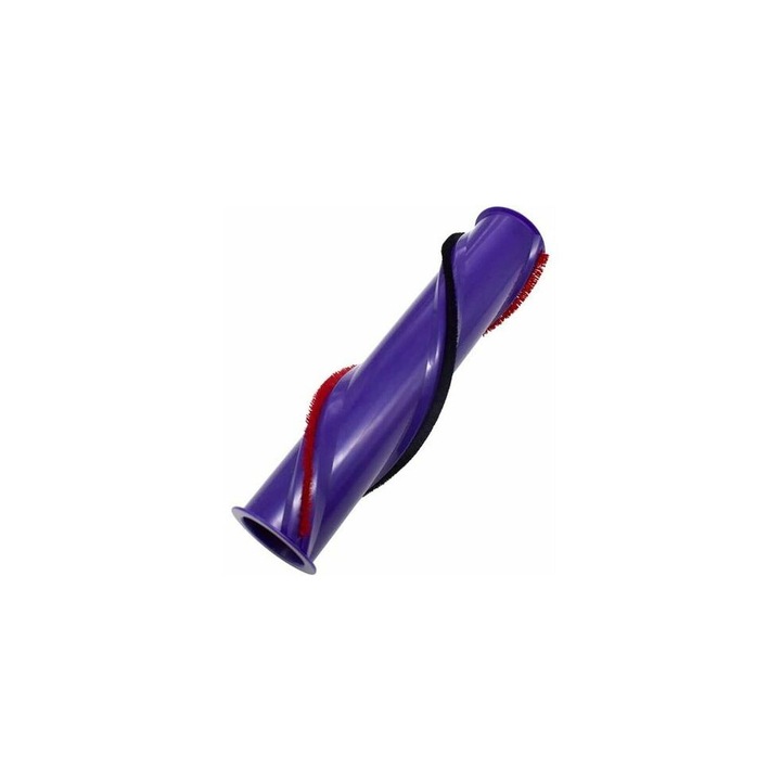 Perie rotativa pentru aspirator, perie electrica compatibila cu Dyson, montare usoara, mov/rosu, 1 buc