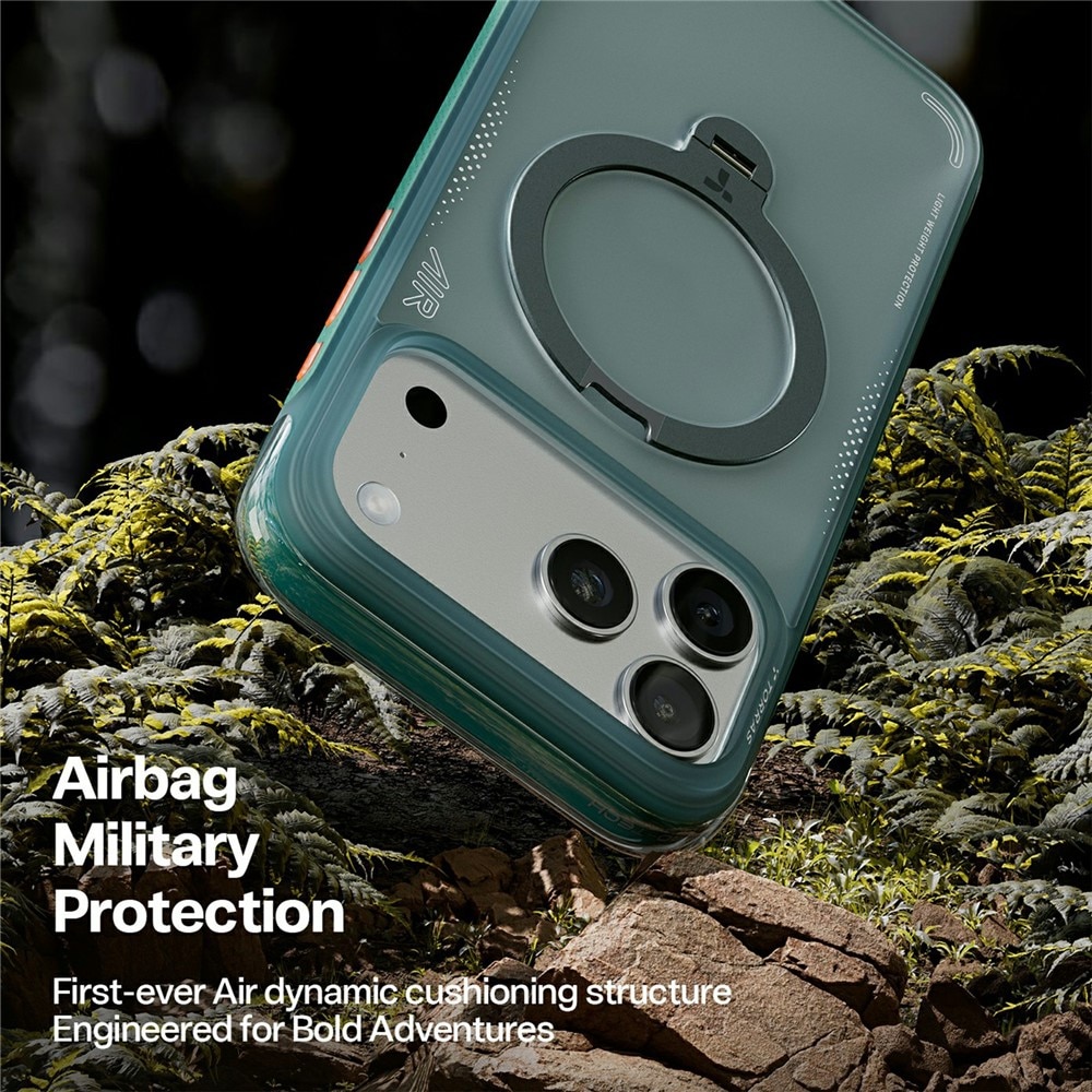 Husa pentru iPhone 17 Pro Max - Torras Ostand Spin Air Series - Glacier Sprint