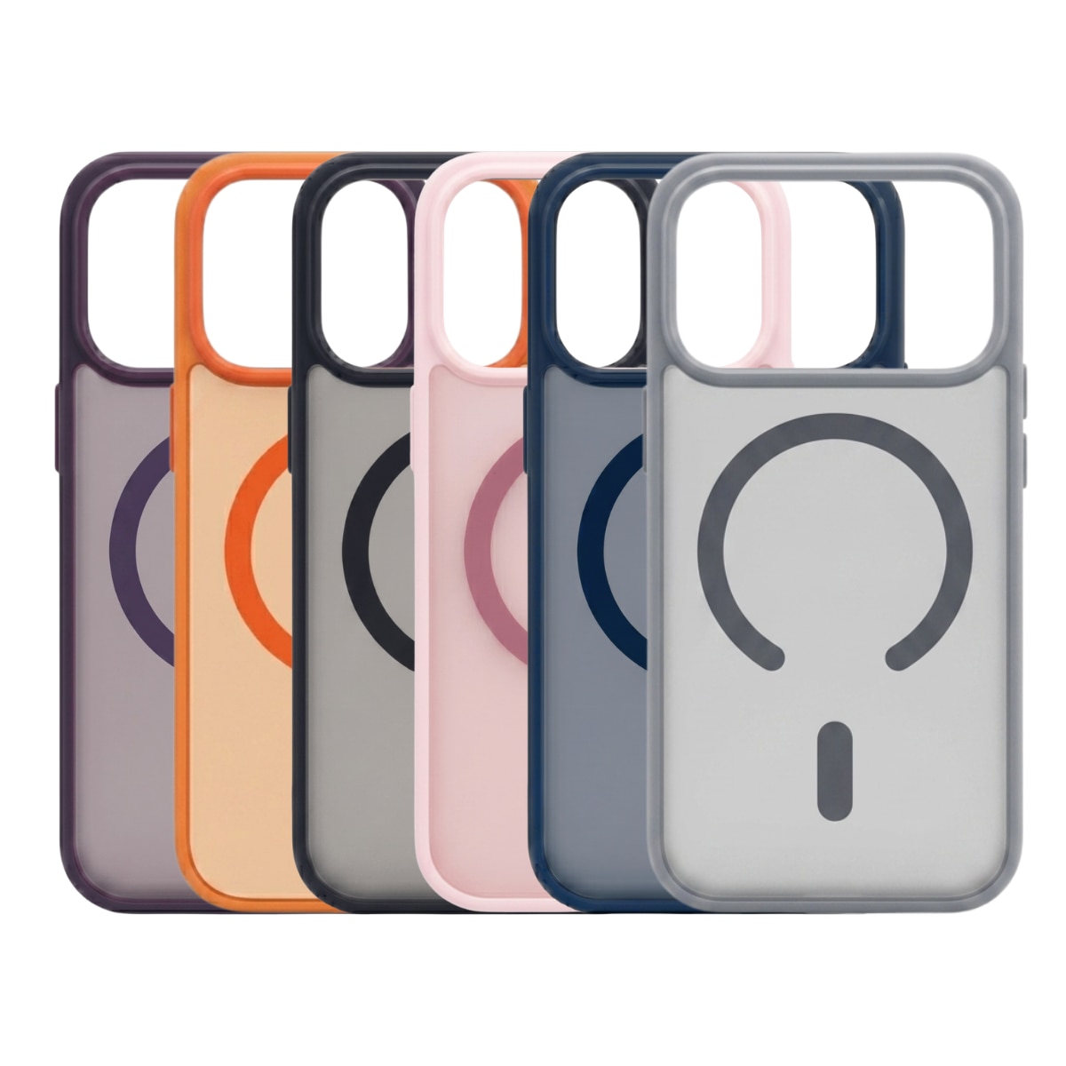 Husa pentru iPhone 17 PRO MAX Roz, HEYBINGO® X-Man, design slim, MagSafe, Anti-Soc, Anti Zgarieturi