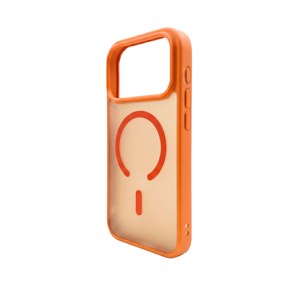 Husa pentru iPhone 17 PRO Portocaliu, HEYBINGO® X-Man, design slim, MagSafe, Anti-Soc, Anti Zgarieturi