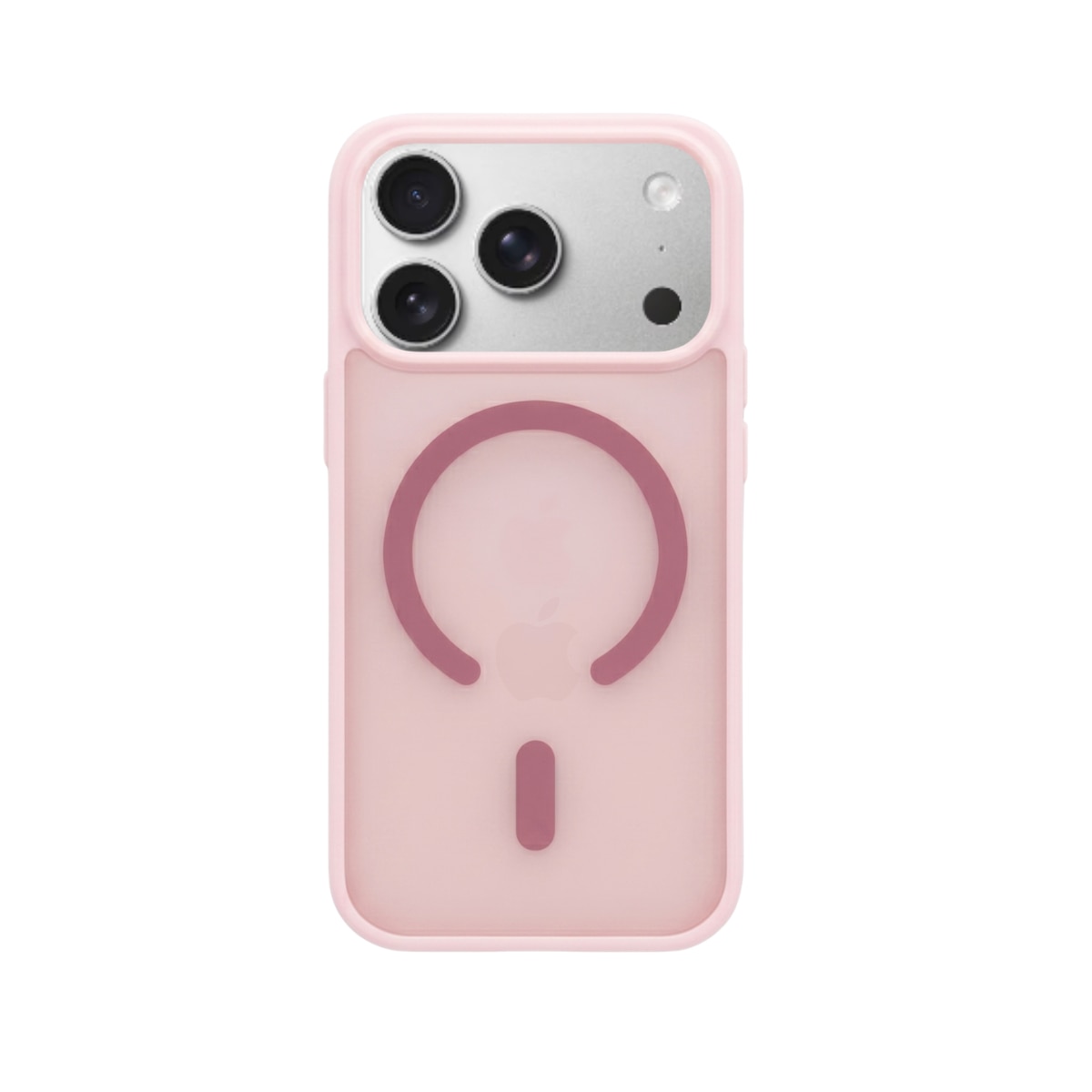 Husa pentru iPhone 17 PRO MAX Roz, HEYBINGO® X-Man, design slim, MagSafe, Anti-Soc, Anti Zgarieturi