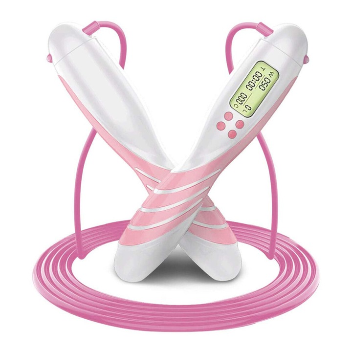 Coarda de sarit rapida fara noduri kit fitness complet ajustabil ergonomic
