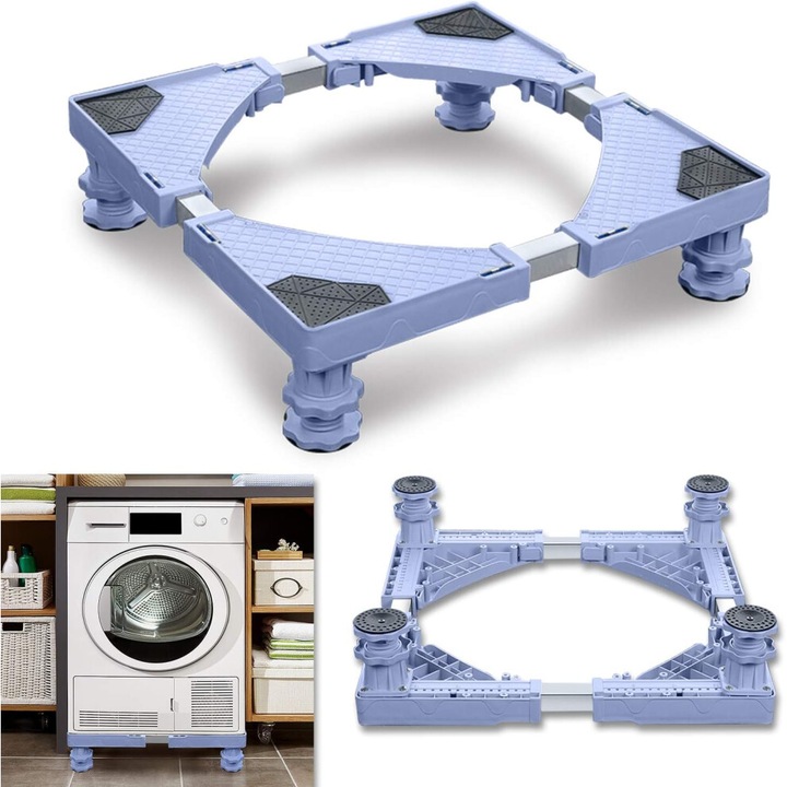 Suport reglabil pentru frigider, picioare inox ajustabile, multifunctional