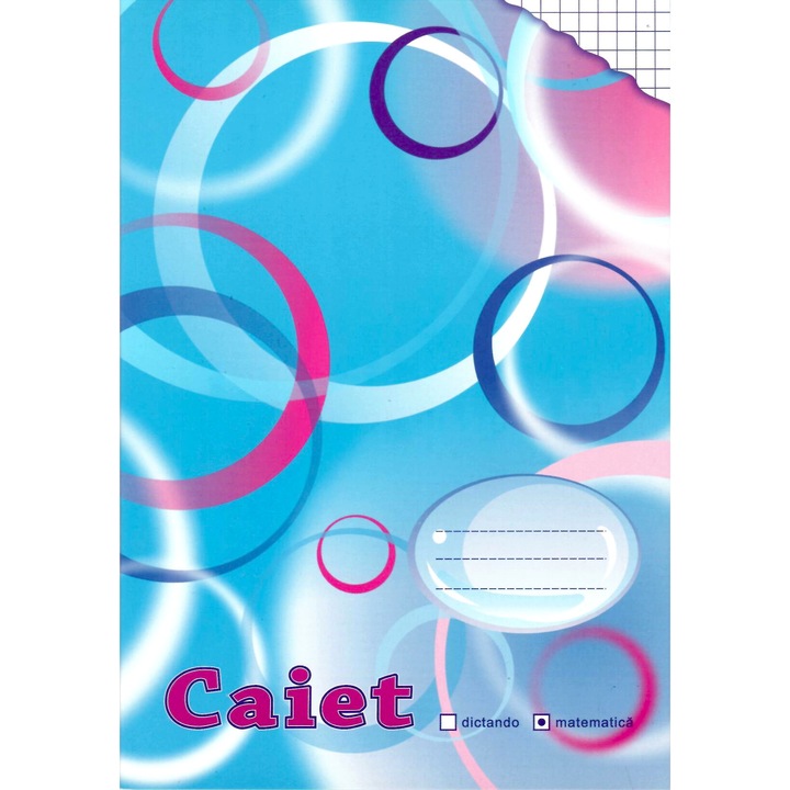 Caiet A5, Matematica, 48 file, hartie 60 g, Basic