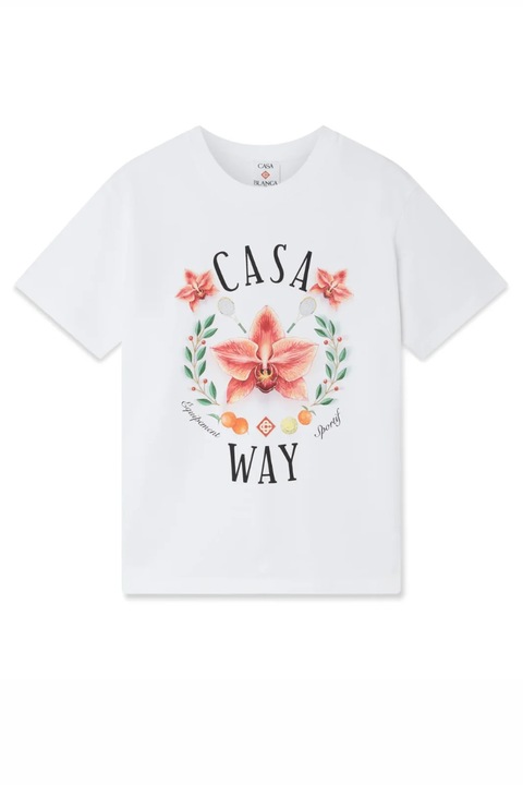 Tricou barbati, Casablanca, Casa Way Orchid, Alb
