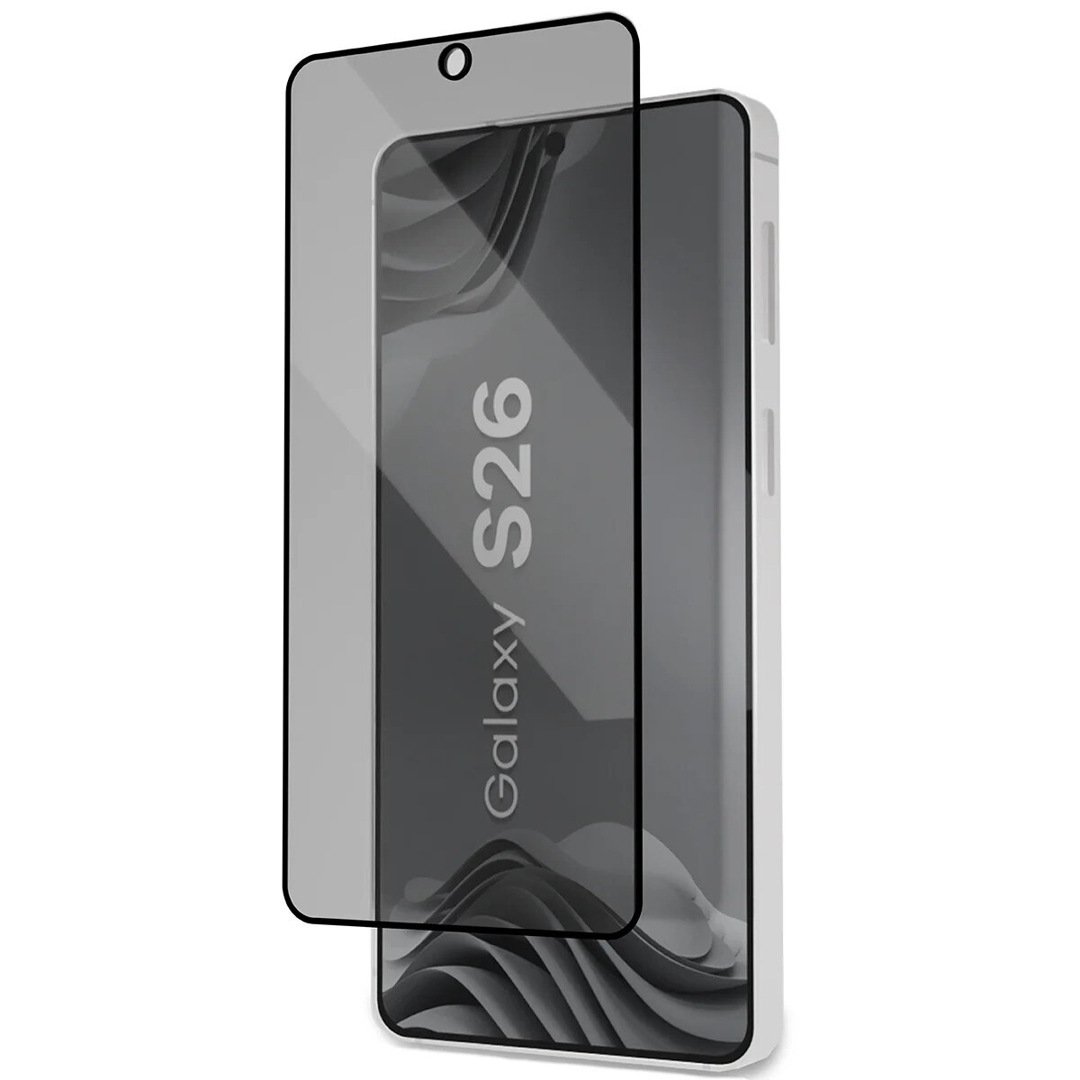 Set 2 Sticla privacy cu rama de montare Bizon Glass Aplikator Shadow do Galaxy S26