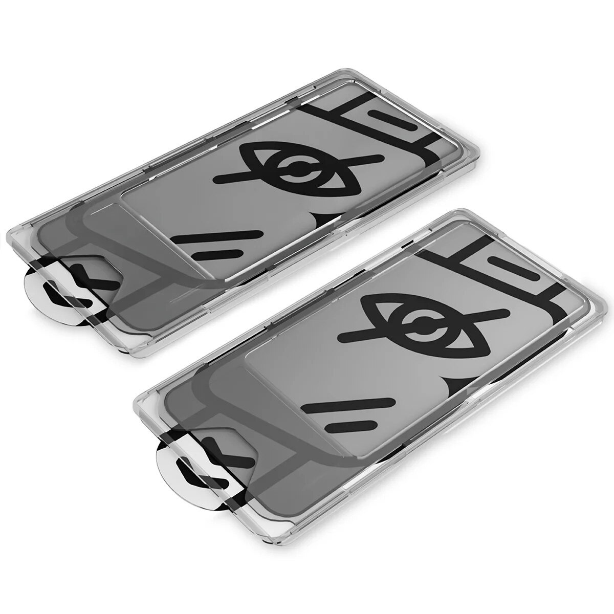 Set 2 Sticla privacy cu rama de montare Bizon Glass Aplikator Shadow do Galaxy S26