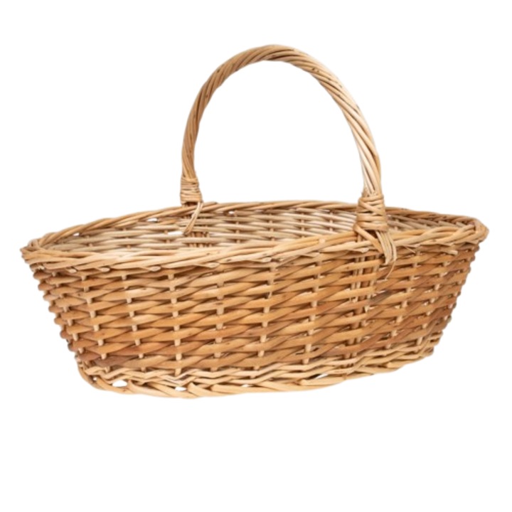 Cos Rachita AlbertArt F10, Oval, 35x25x15 cm, Natural, Cadouri/Aranjamente Florale