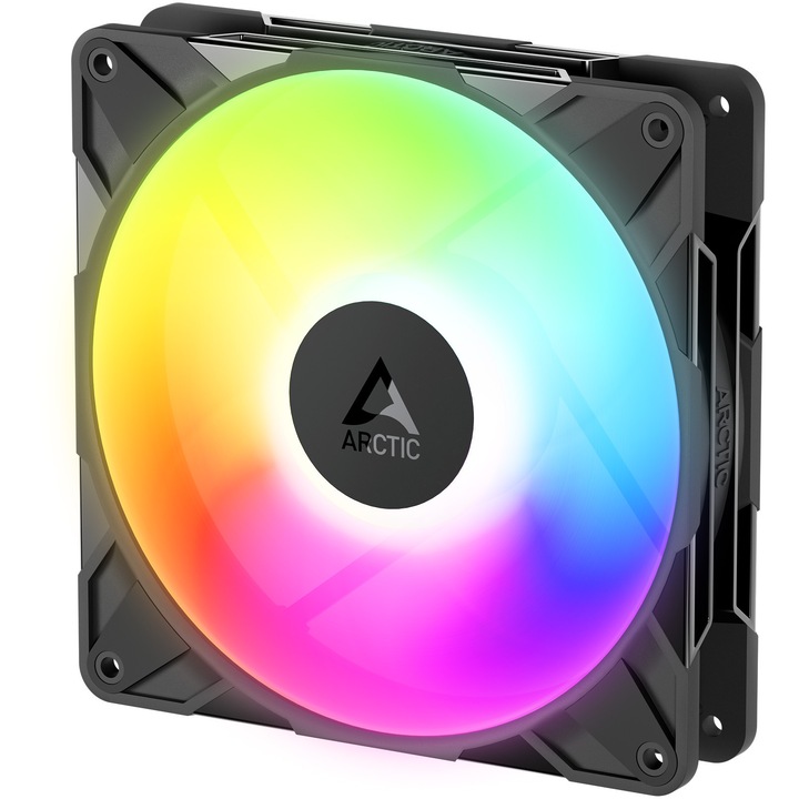 Ventilator PC Arctic P14 Pro Reverse A-RGB, 140 mm PWM, 400 - 2500 rpm, Negru