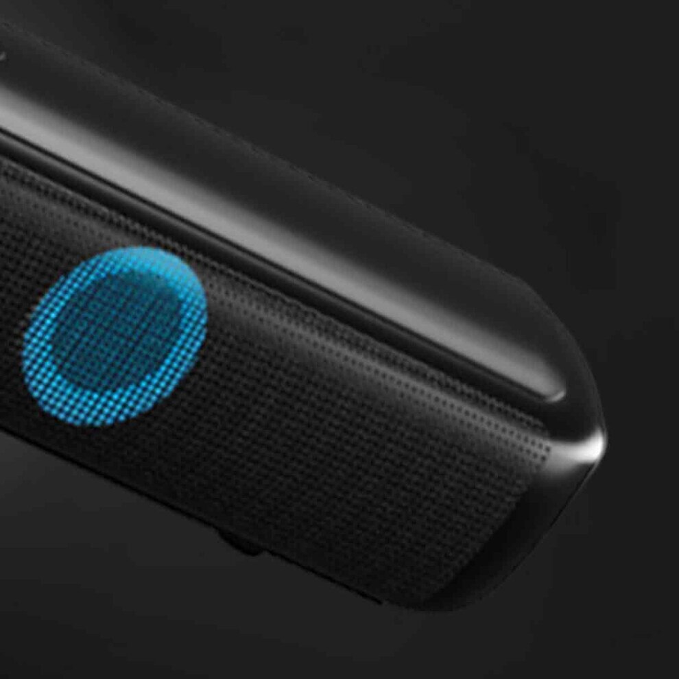 Bara de sunet soundbar, cu 4 moduri de egalizare, conexiune Bluetooth, pentru computer si dispozitive multiple, montare pe perete, Negru