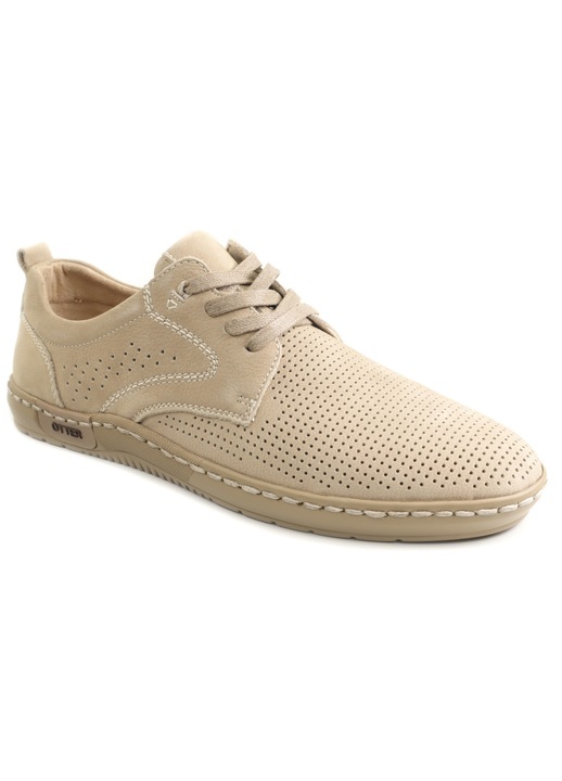Pantofi barbati vara piele naturala 85DT80010A 03 2, Bej