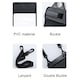 Husa Waterproof Universala pentru Telefon, PVC – Policlorura de Vinil Premium, Etansa IPX8, Protectie Apa/Nisip/Praf, Touch Functional Sub Apa, pentru Plaja, Piscina, Surf, Vacante si Sporturi Acvatice, Negru