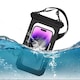 Husa Waterproof Universala pentru Telefon, PVC – Policlorura de Vinil Premium, Etansa IPX8, Protectie Apa/Nisip/Praf, Touch Functional Sub Apa, pentru Plaja, Piscina, Surf, Vacante si Sporturi Acvatice, Negru