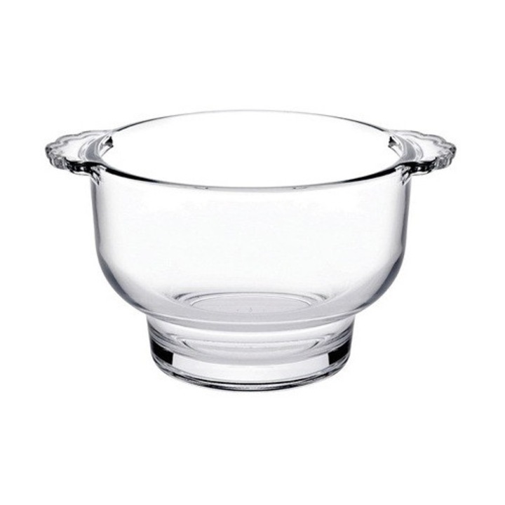 Set 2 boluri cu manere din sticla, 14 cm, Pasabahce Soupy 530041