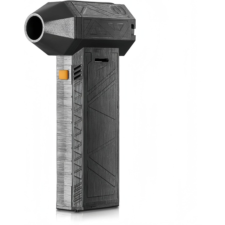 Mini suflanta portabila 130000 RPM, fara fir, puternica, compacta, neagra