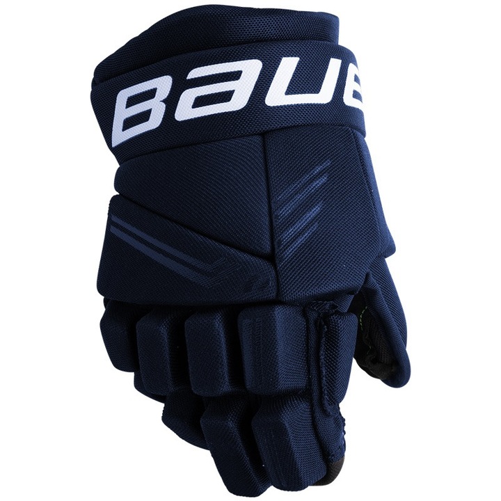 Bauer X YTH jégkorong kesztyű, könnyű, kék, 20cm