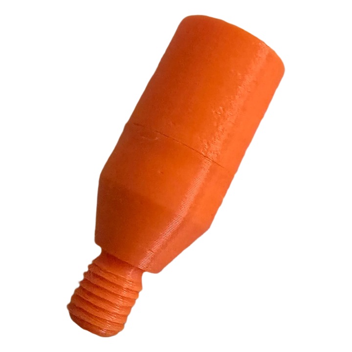 Conector rapid magnetic cu filet standard, sistem fixare magnetica, portocaliu