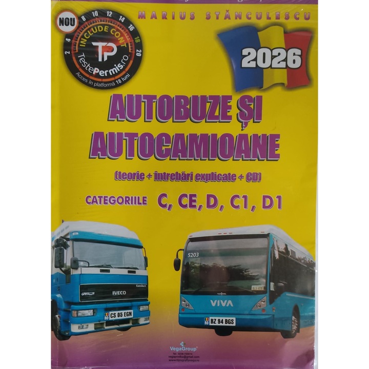 Autobuze si Autocamioane 2026- C, CE, D, C1, D1 - Marius Stanculescu