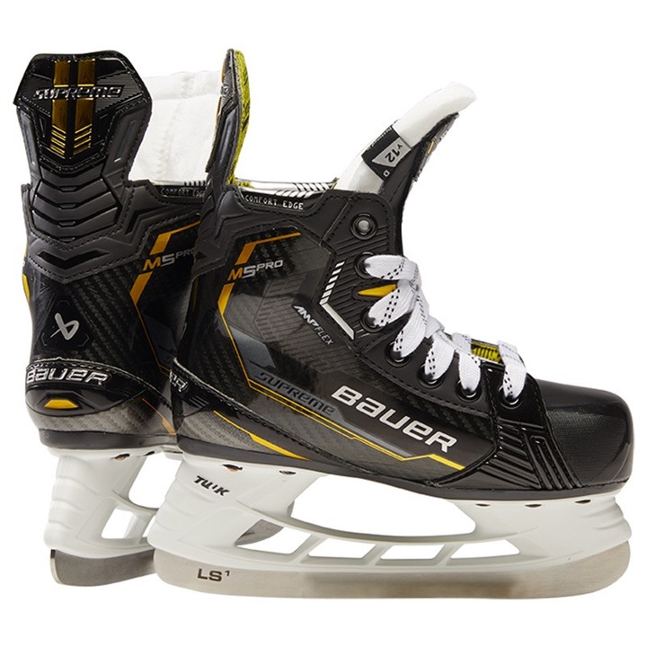 Bauer, Kompozit jégkorcsolya anatómiai illeszkedéssel és kényelmes béléssel, Supreme M5 Pro YTH, Többszínű, YT9 - 26
