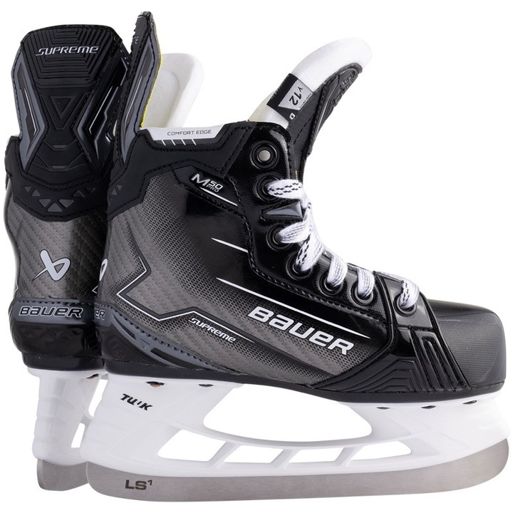 Bauer Supreme M50 Pro YTH hoki korcsolya, kényelmes, rugalmas, 30-as méret