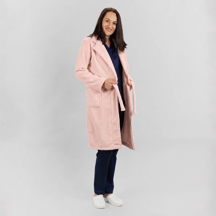 Halat Polar lung, culoare roz B4, marime XL