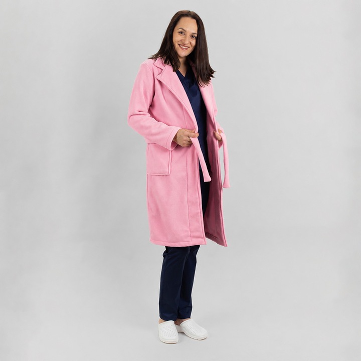 Halat Polar lung, culoare roz somon B5, marime XL