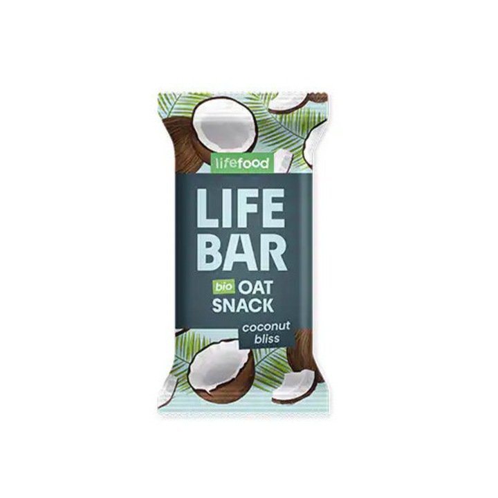Baton de ovaz cu cocos bio 40g Lifebar