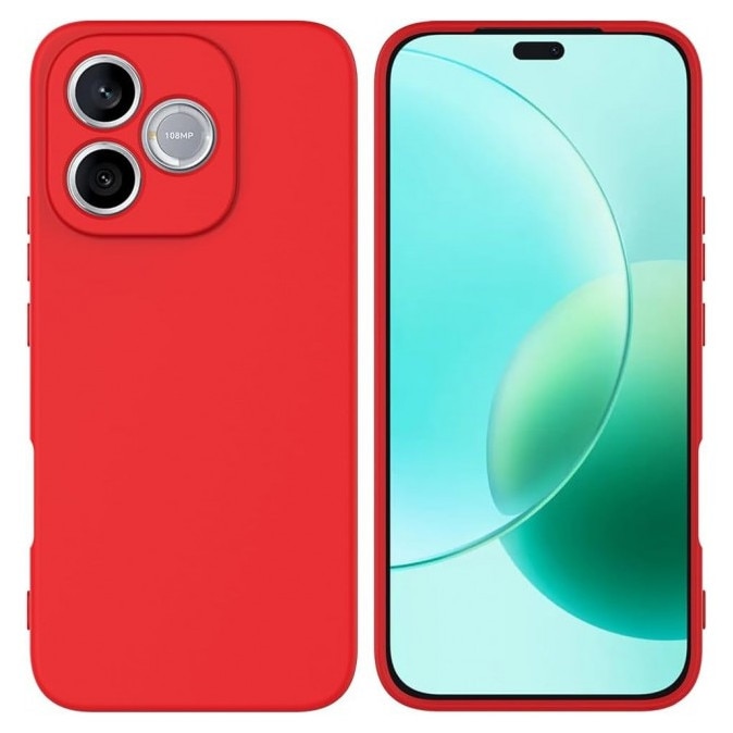 Husa Upzz® SoftFlex Compatibila Cu Honor 600 LITE, Silicon Soft, Protectie La Camera, Alcantara La Interior, Rosu