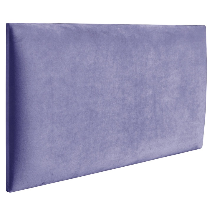 Ravio Velvet 3D falpanel, kárpitozott, Világos lila, 30x20 cm