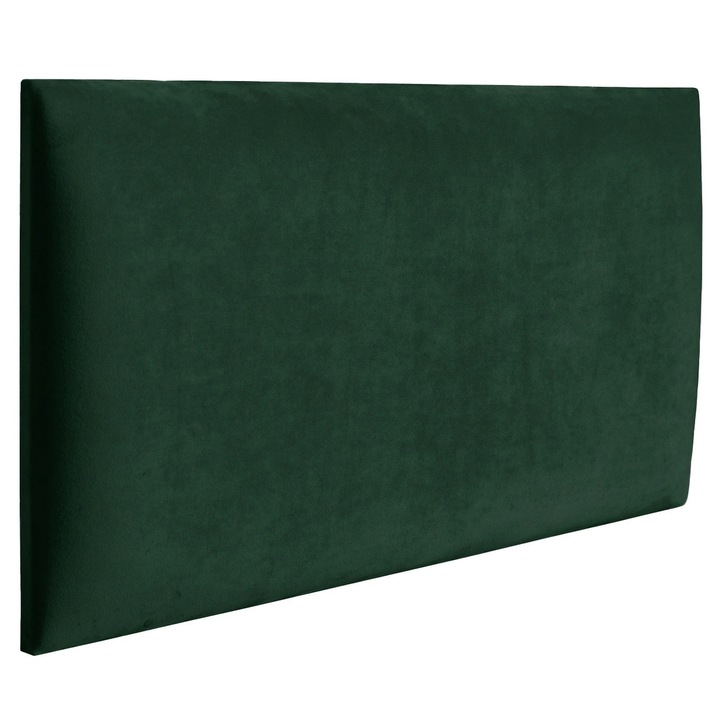 Ravio Velvet 3D falpanel, kárpitozott, sötétzöld, 30x20 cm