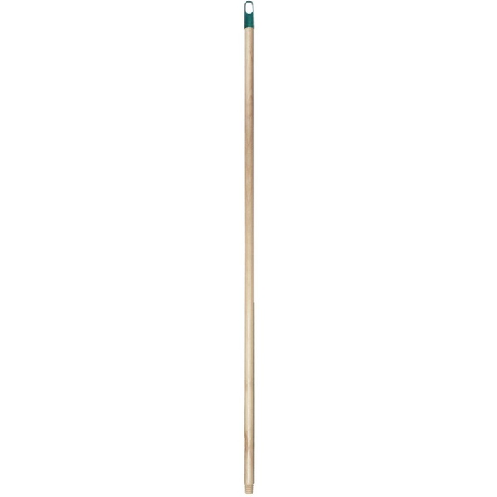 Maner cu filet REMUS T-16 PL120C, din lemn, 120 cm, diametru 22 mm, capat plastic negru