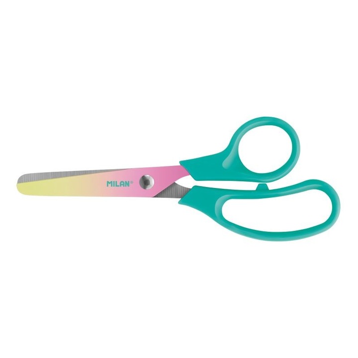 Foarfeca Sunset, 13.4 cm, lame din otel inoxidabil, varf bont MILAN sku28